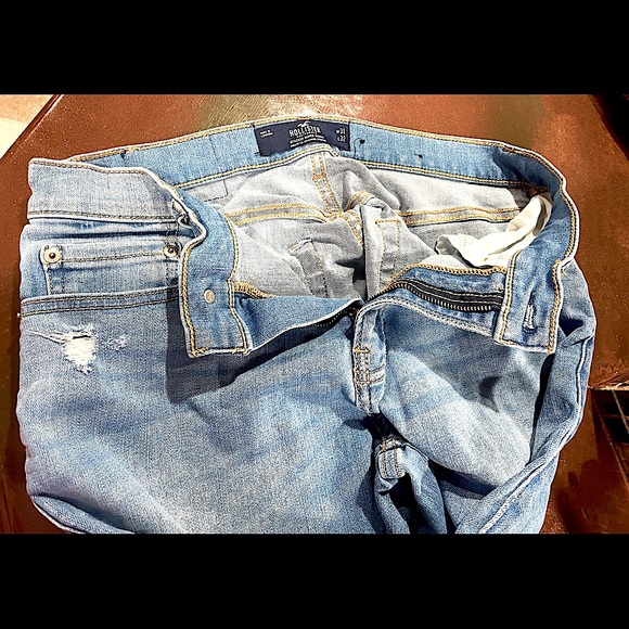 Mens Hollister super skinny stacked jeans - Picture 1 of 4